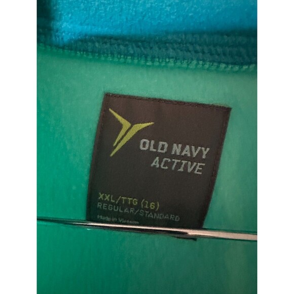 NWT Old Navy Active Go-Warm Pull Over Fleece - Size XXL 16 girl, Mint Green - Picture 2 of 6